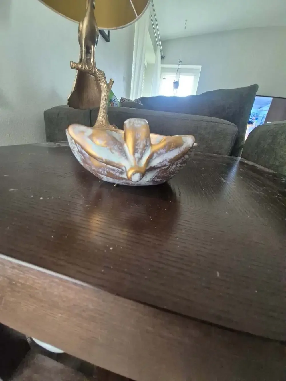 Stangl Pottery Antique Gold Apple Bowl Decorative Dish